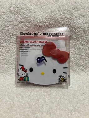 New hello kitty the crème shop blush balm cranberry crush